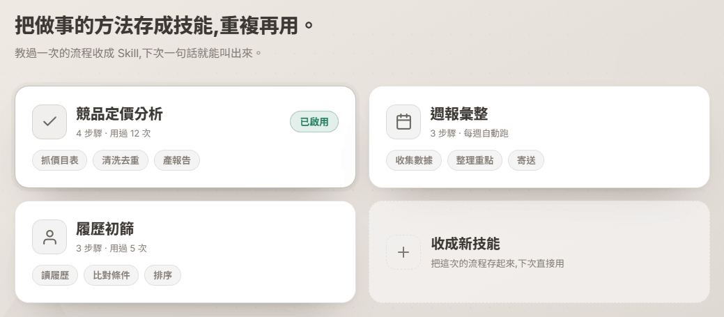 Skill 技能